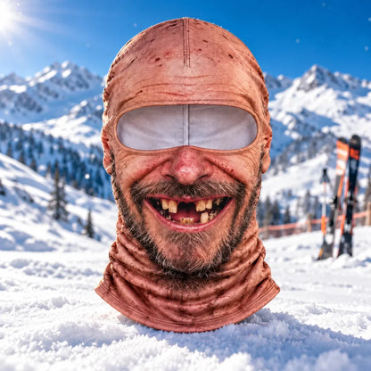 Funny Face Masks for Motorcycle & Ski _ Realistic Balaclavas
